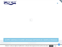 Tablet Screenshot of progettoacque.it